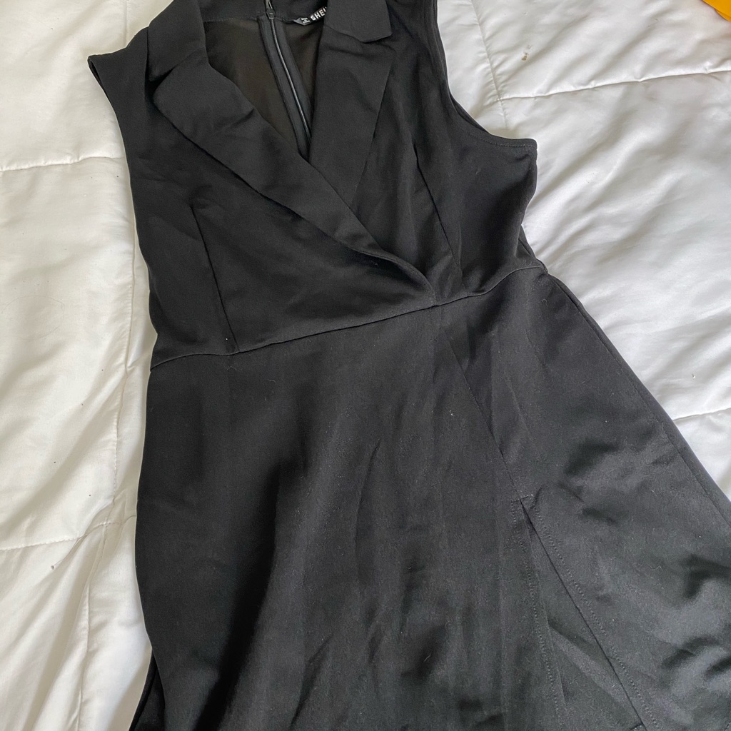 Solid Black Skort Size Small